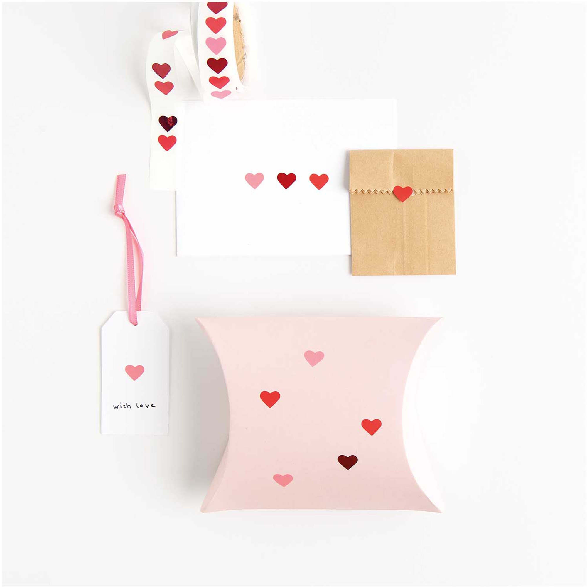 c3901856584296da302aca81e6c3b7940c077bf6 Sticker Herzen, Neon/Rot, 80 Stk.