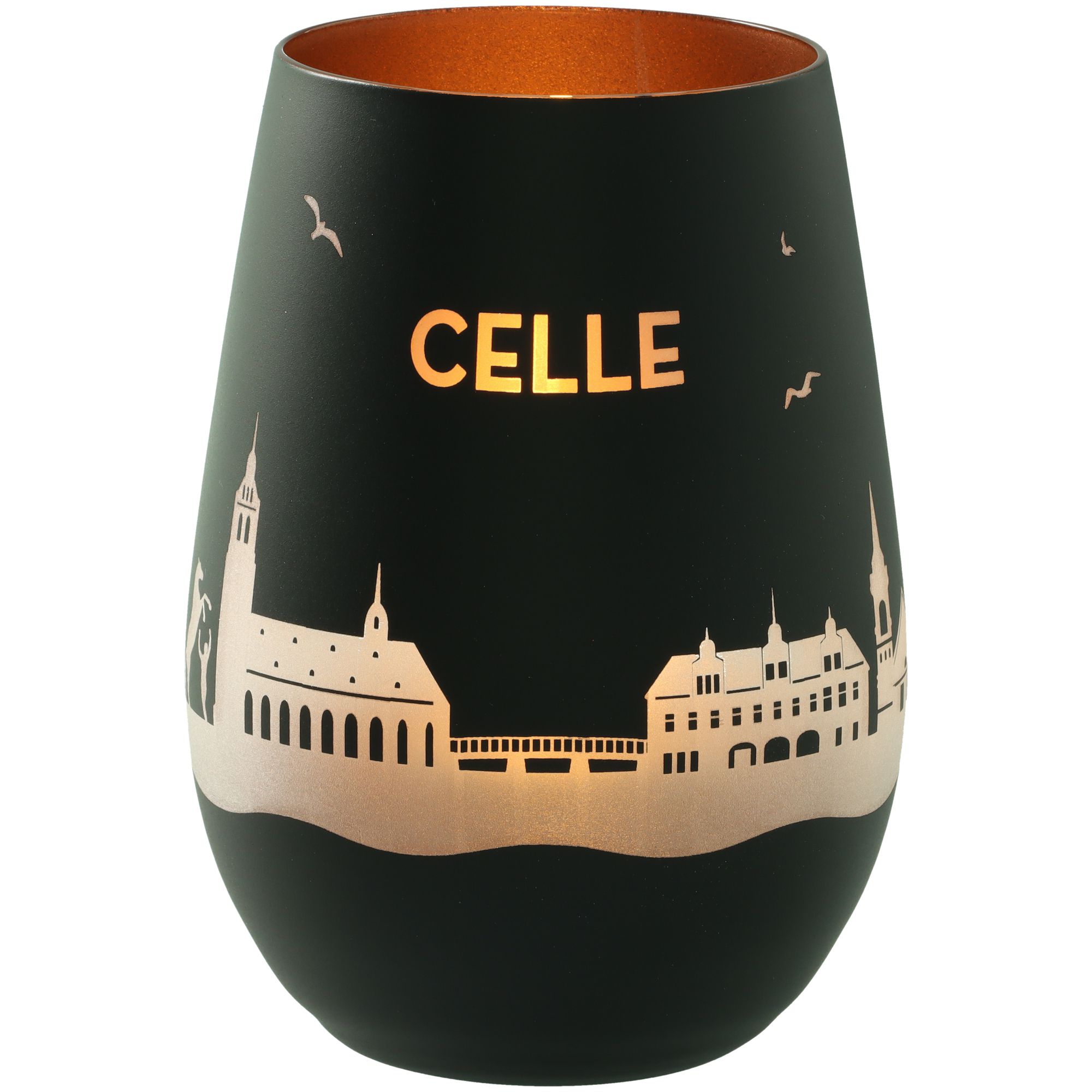 Windlicht Skyline Celle Schwarz/Bronze Windlicht Skyline Celle Schwarz/Bronze