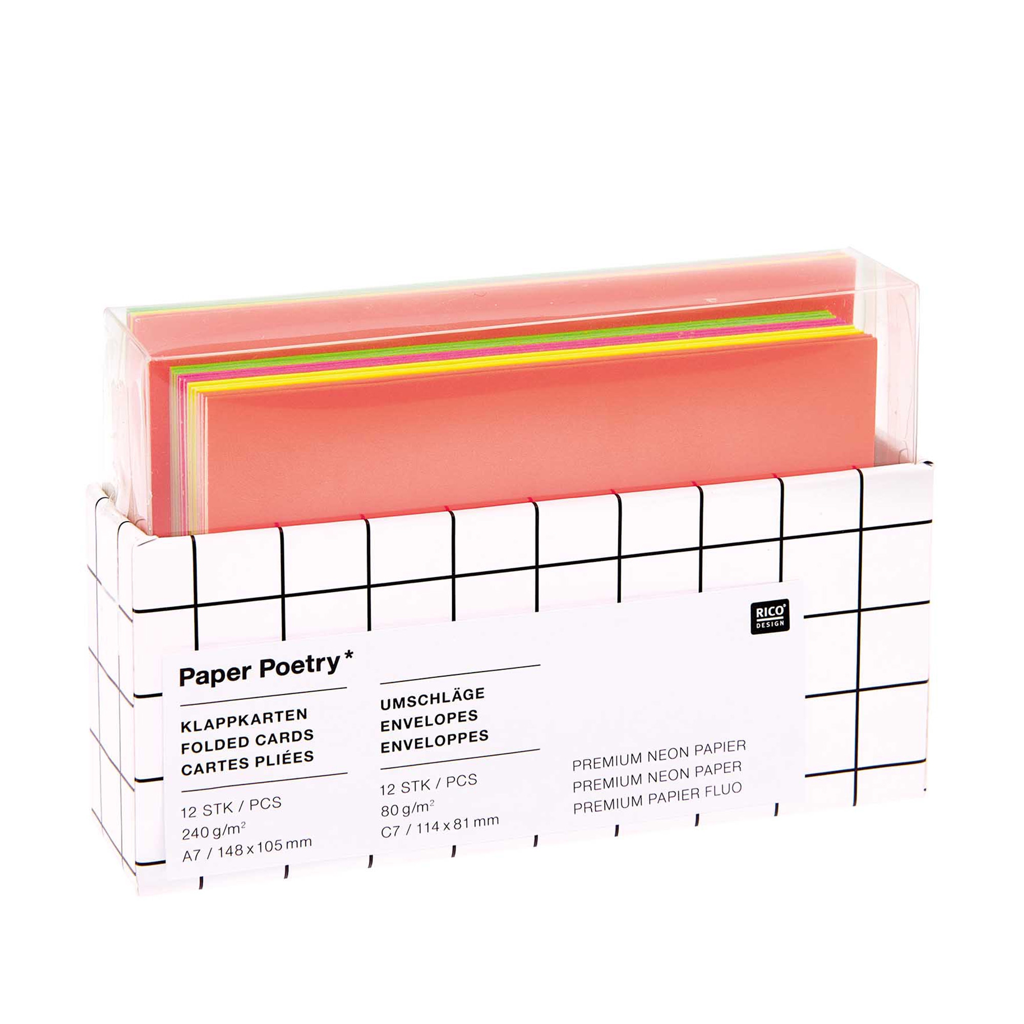 Kartenset "Neon Mix" DIN A7 Kartenset "Neon Mix" DIN A7