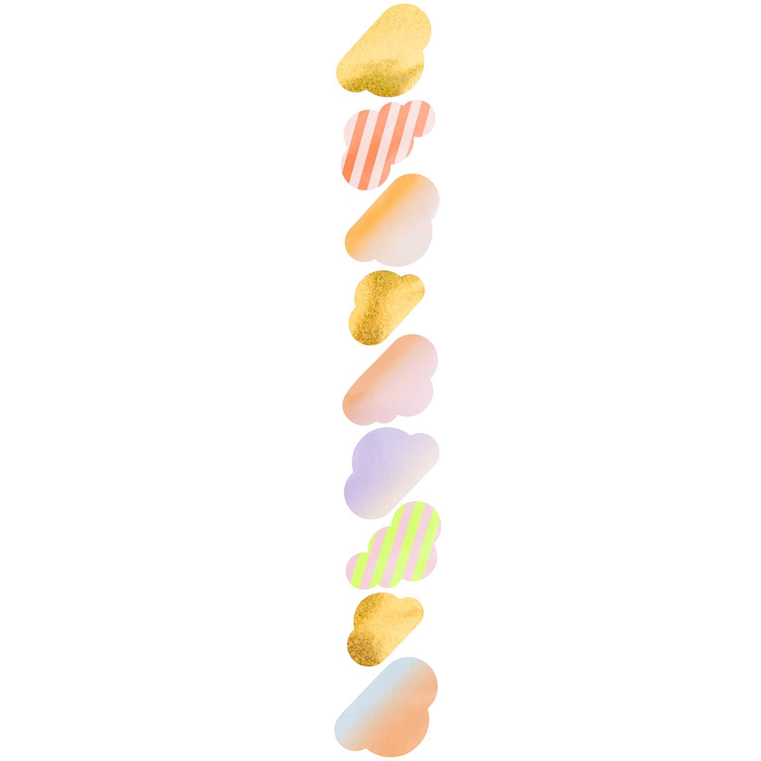 Sticker "Wolken" Bunt
