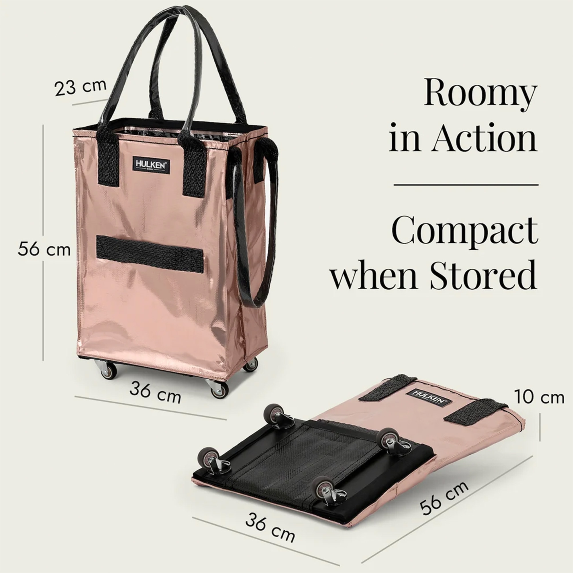 HULKEN Bag - Roségold Tasche, Zubehör, Handtasche, Tragetasche