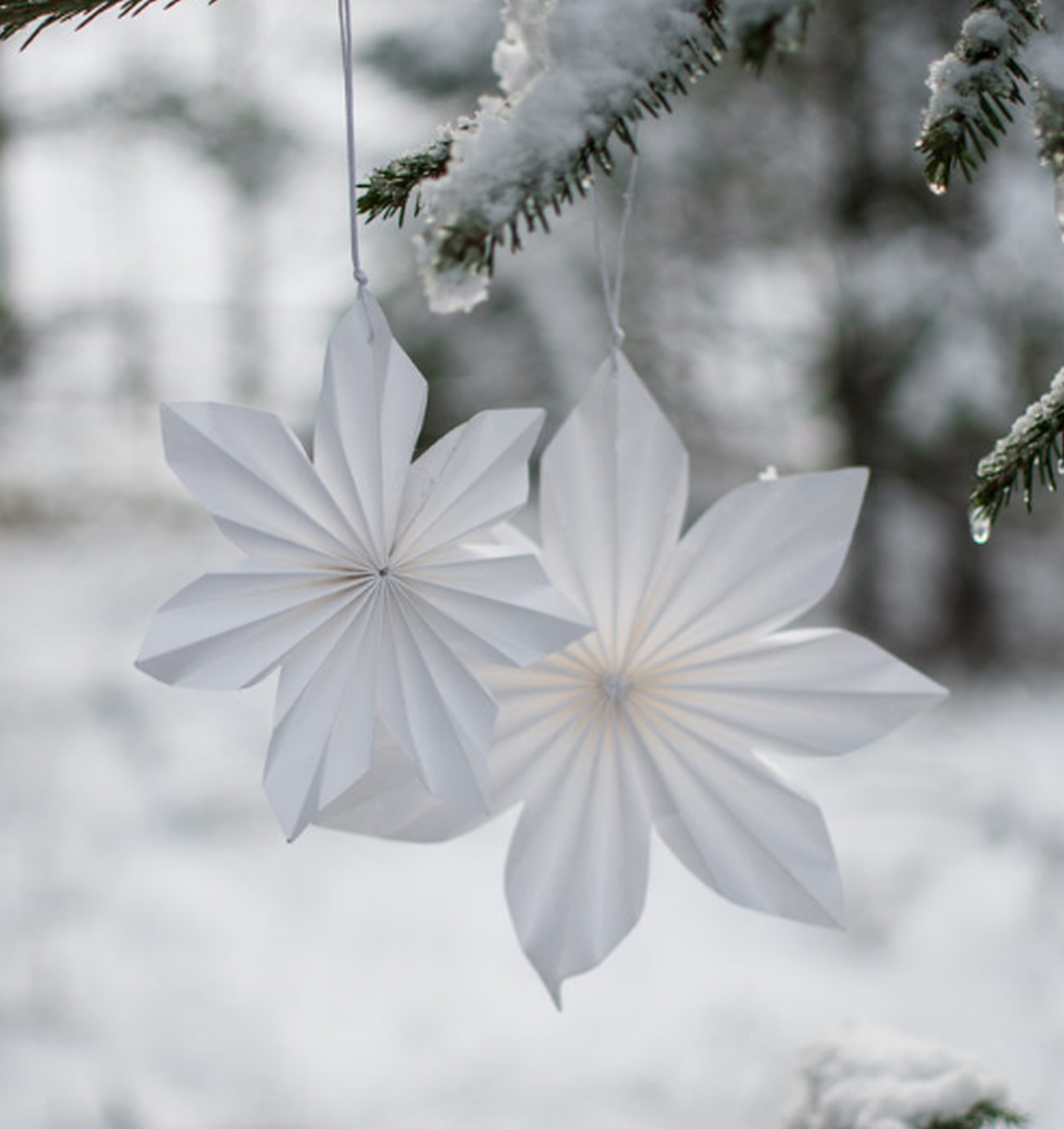 Storefactory - Dalby Papierstern klein - Weiß Storefactory - Dalby Papierstern klein - Weiß