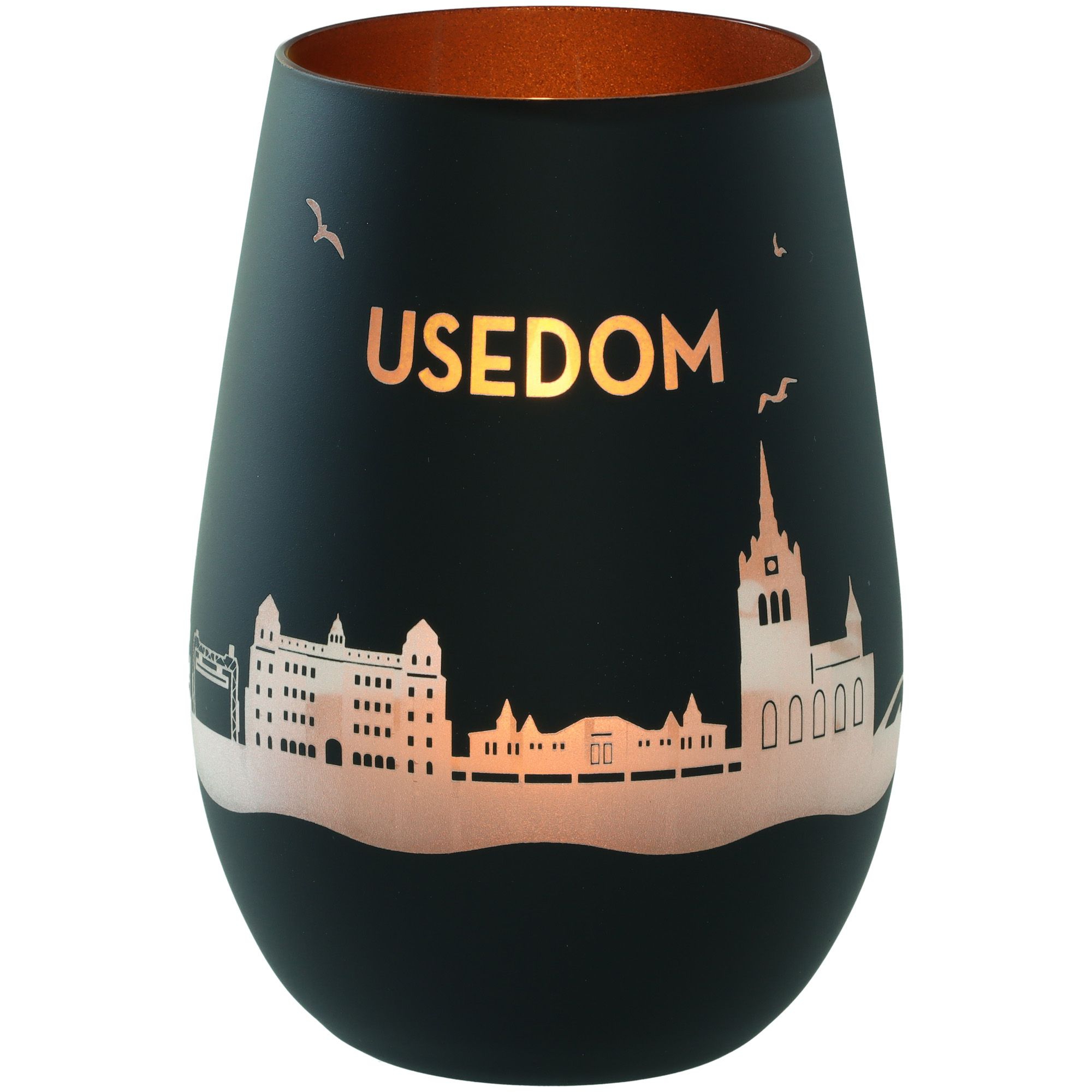 Windlicht Skyline Usedom Schwarz/Bronze Windlicht Skyline Usedom Schwarz/Bronze