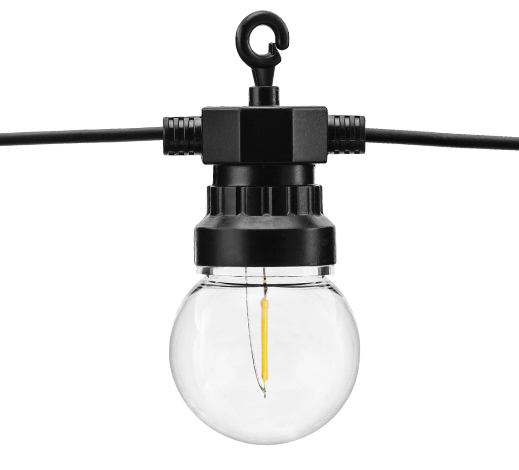 Vintage Lichterkette in Schwarz - Indoor/Outdoor Vintage Lichterkette in Schwarz - Indoor/Outdoor