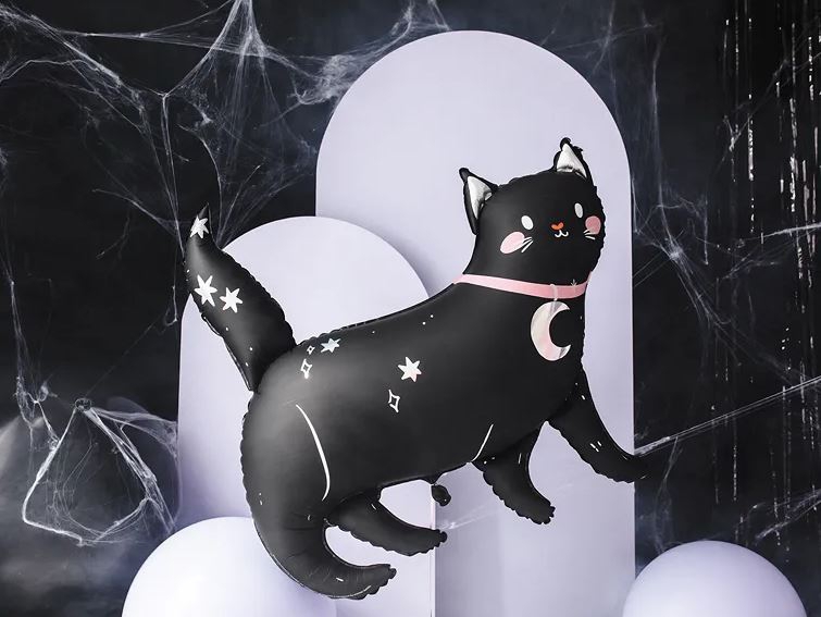 Folienballon "Schwarze Katze", ca. 80 cm