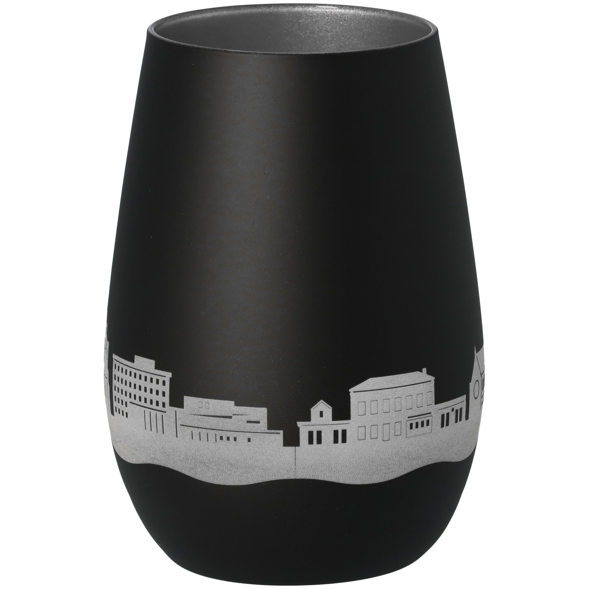 Windlicht Skyline Pinneberg Schwarz/Silber Krug, Töpferei, Vase