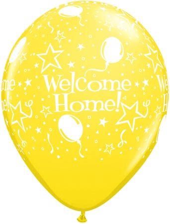 Qualatex Latexballon Welcome Home verschiedene Farben Ø 30cm