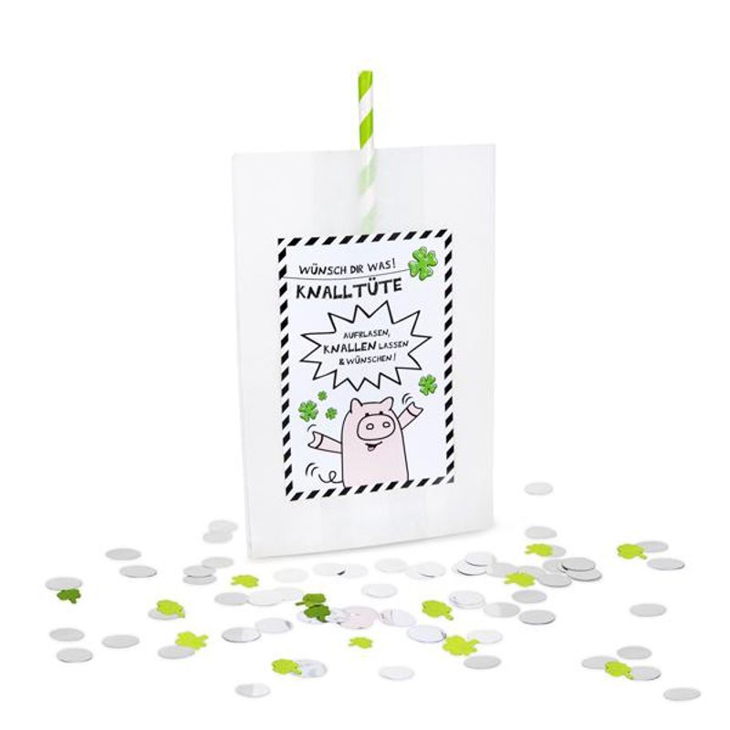 6 Knalltüten mit Konfetti 6 Knalltüten mit Konfetti