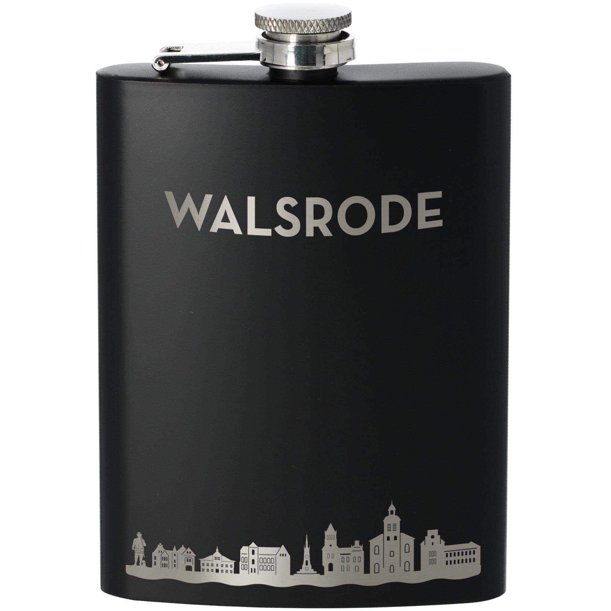 Flachmann Skyline Walsrode Schwarz 235ml