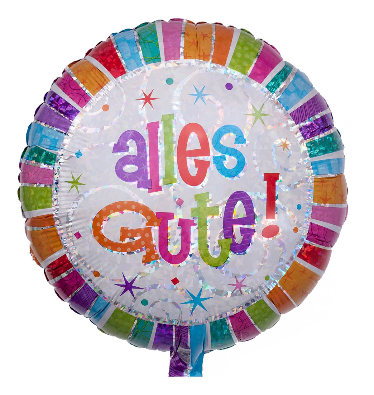 Folienballon Alles Gute Holographic Bunt 45cm Folienballon Alles Gute Holographic Bunt 45cm