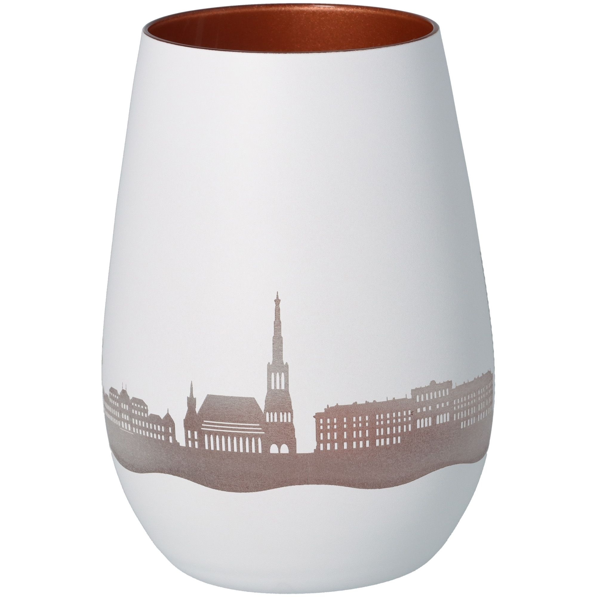 Windlicht Skyline Wien Weiß/Bronze Windlicht Skyline Wien Weiß/Bronze