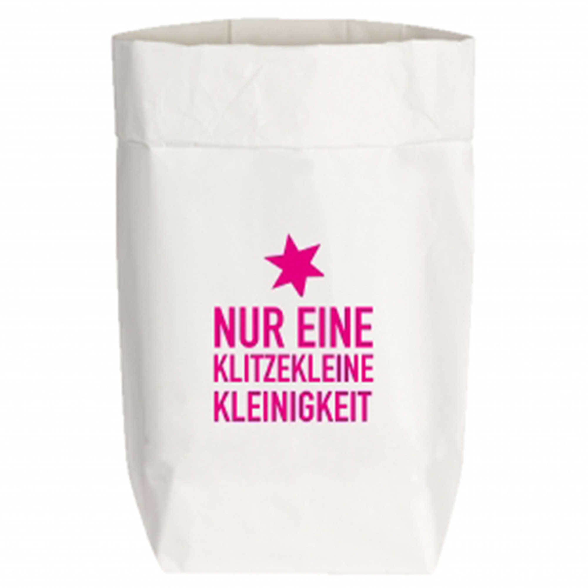 Papiertüte "Nur eine klitzekleine Kleinigkeit" Papiertüte "Nur eine klitzekleine Kleinigkeit"