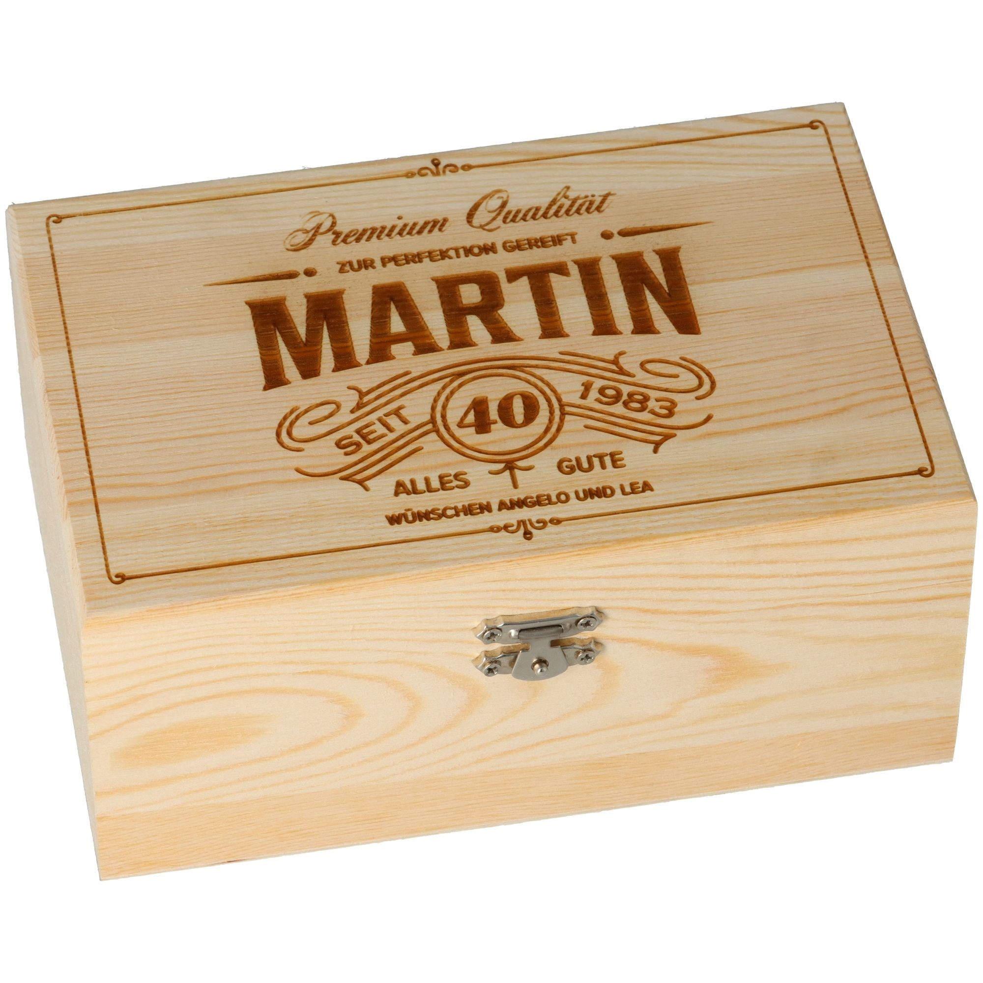 Geschenkbox Geburtstag Label mit "Name & Alter" Geschenkbox Geburtstag Label mit "Name & Alter"