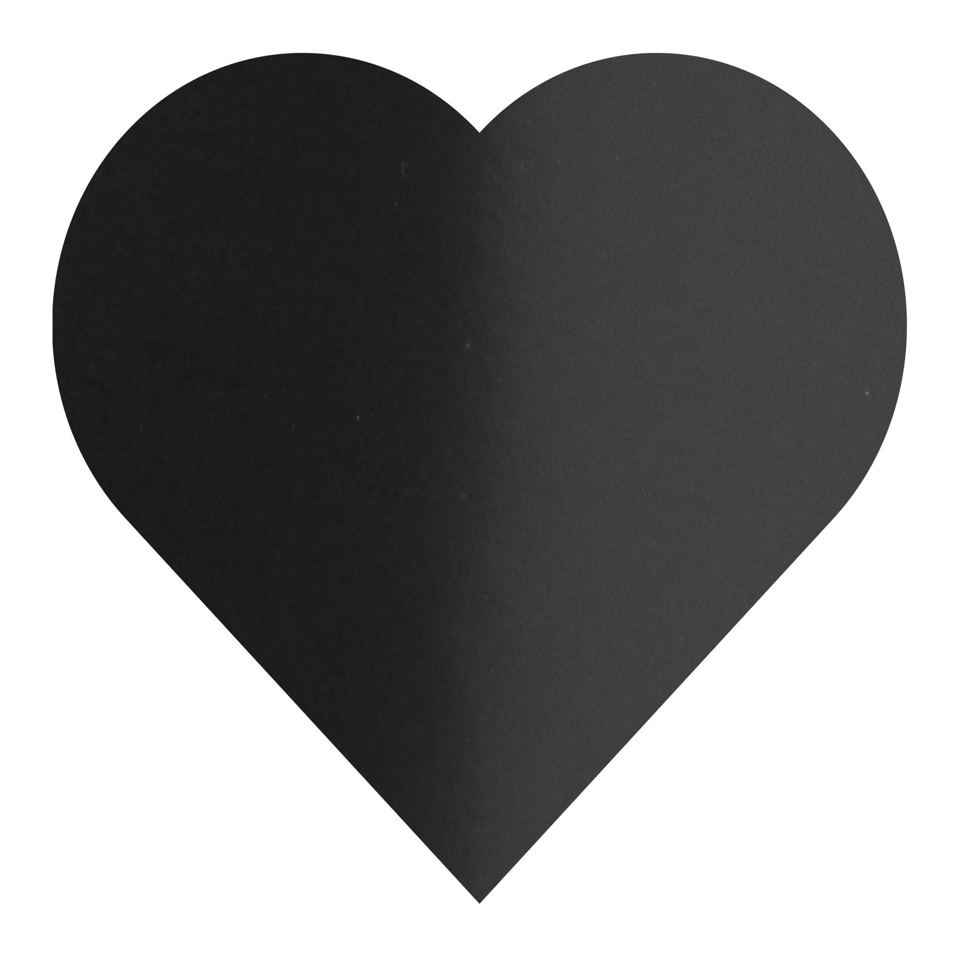 Folienkonfetti 3cm Herz 1kg Satin Schwarz