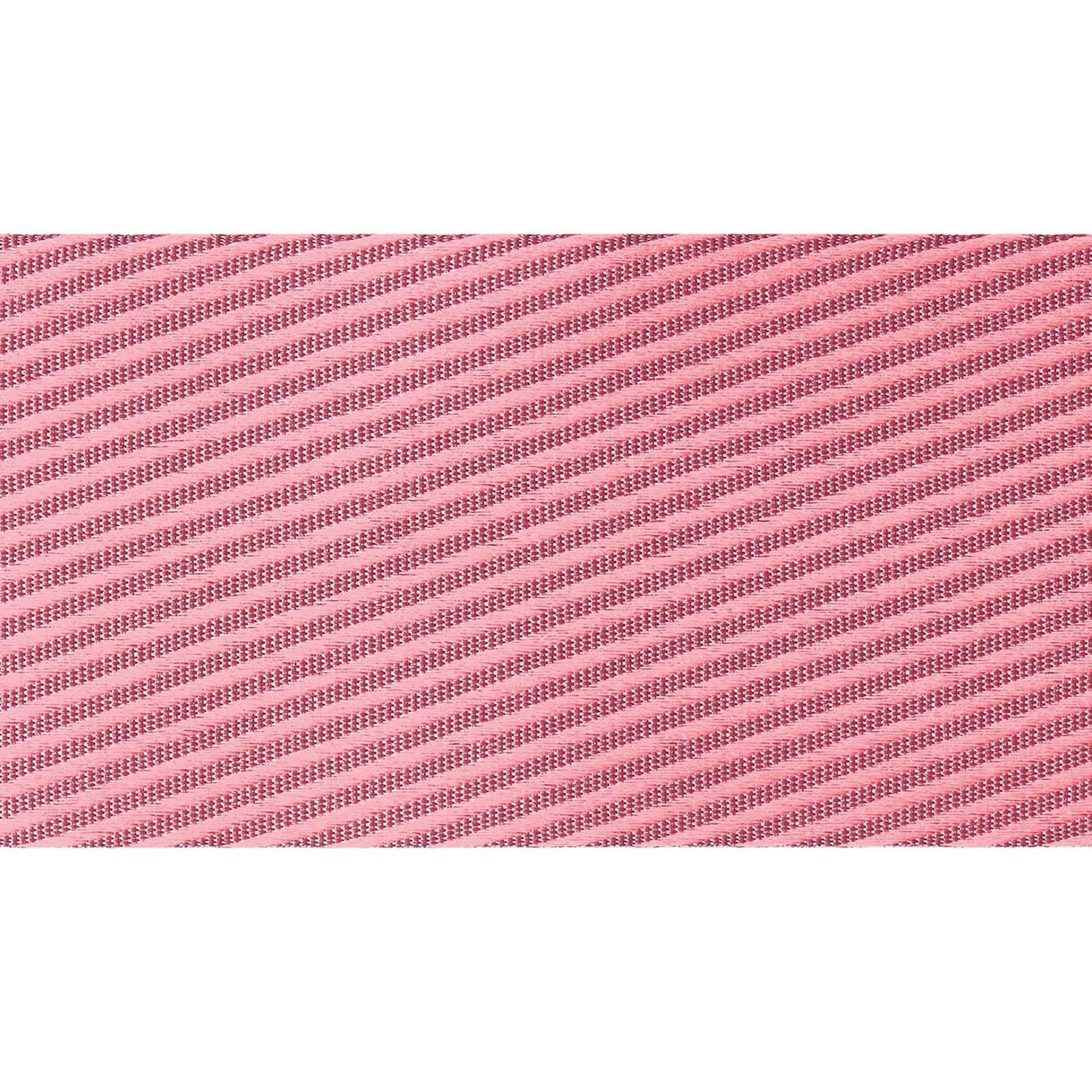 Webband Streifen diagonal, Mauve/Neon Pink 50mm / 3m