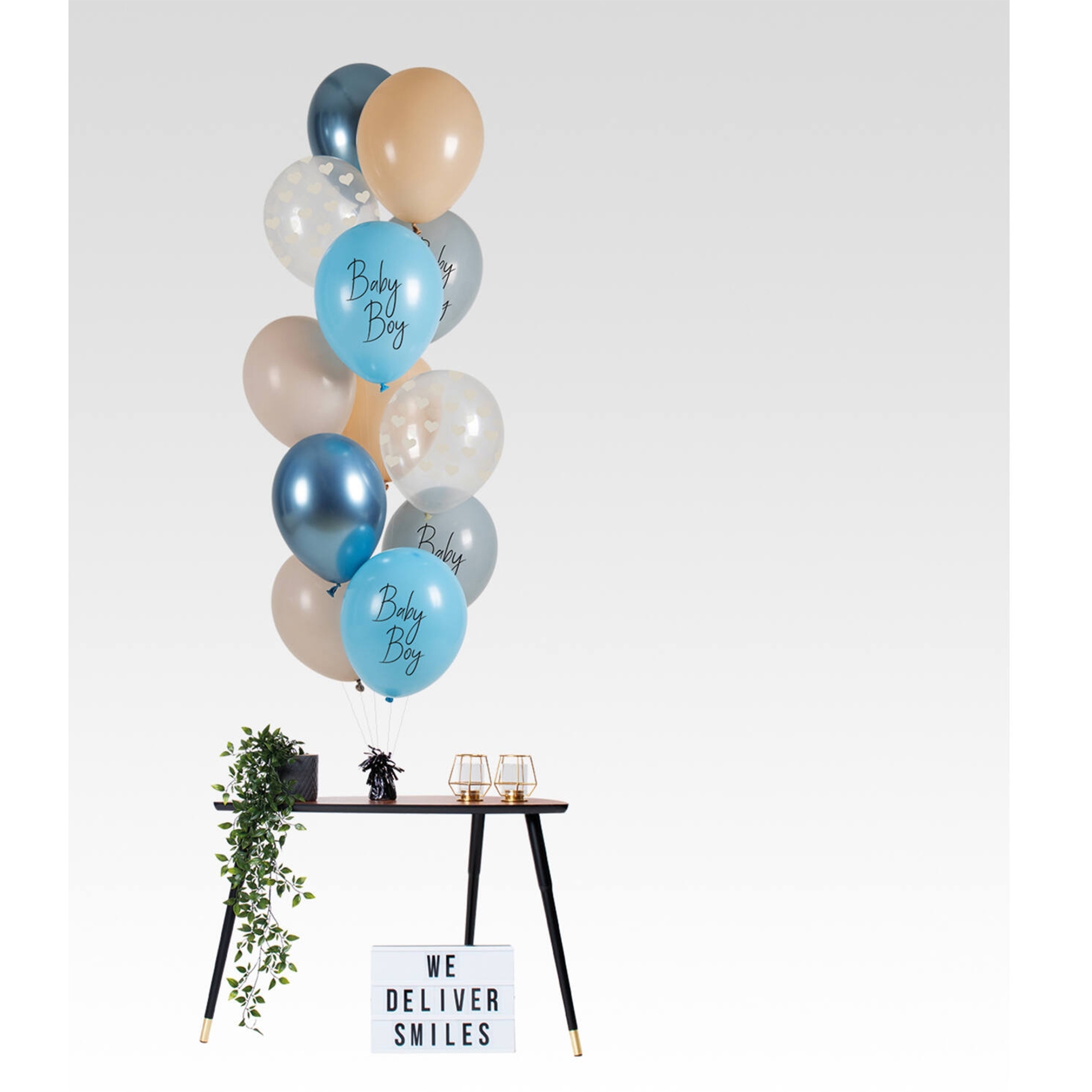 12 Latexballons im Set "Baby Boy" Ø 33cm 12 Latexballons im Set "Baby Boy" Ø 33cm
