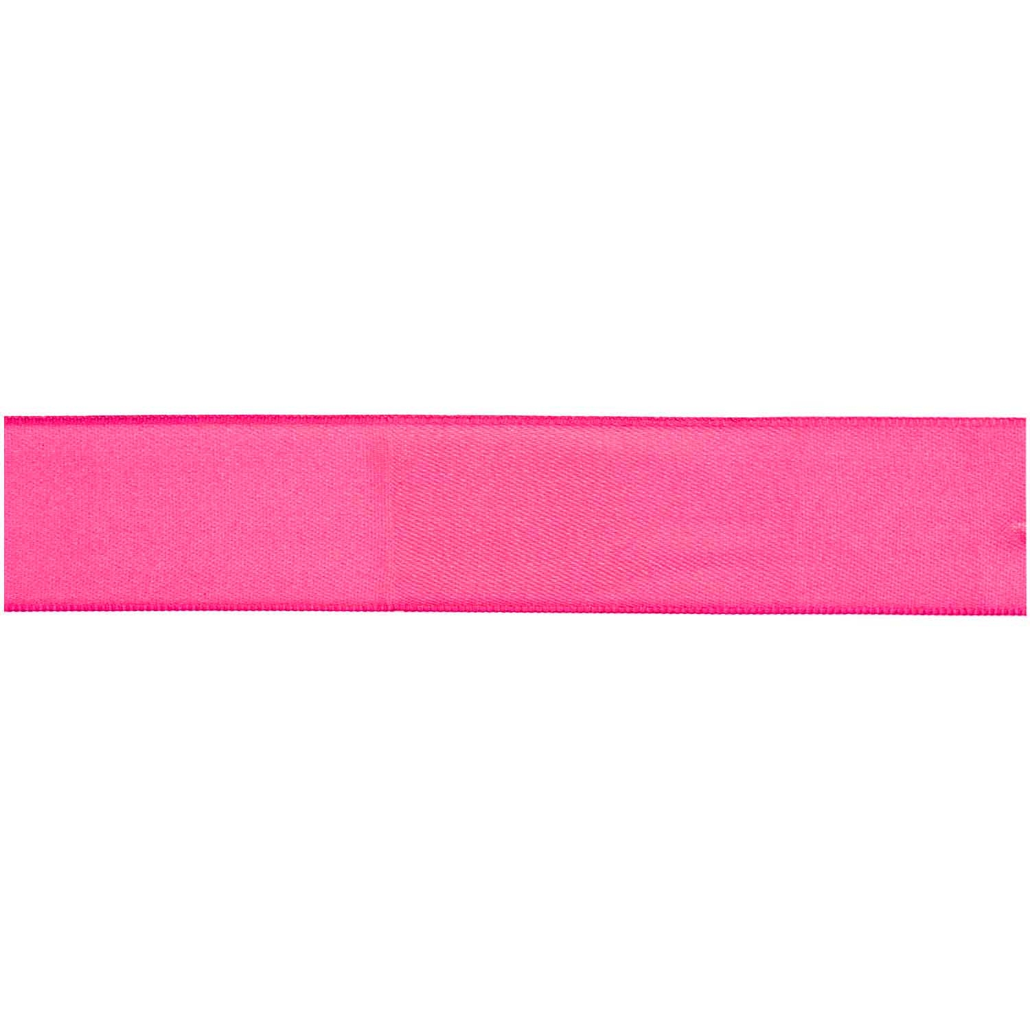 Satinband, Neon Pink 25mm / 3m Satinband, Neon Pink 25mm / 3m