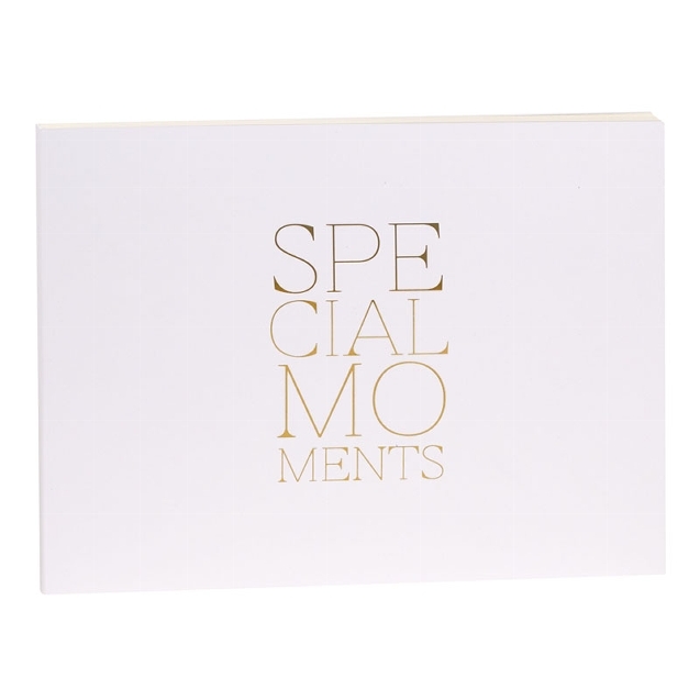 Gästebuch "Special Moments" Weiß & Gold Gästebuch "Special Moments" Weiß & Gold