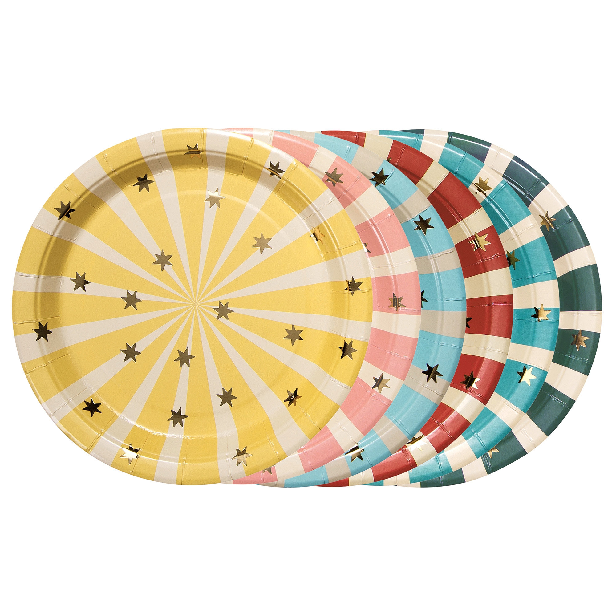 6 Pappteller "Zirkus" 18 cm 6 Pappteller "Zirkus" 18 cm