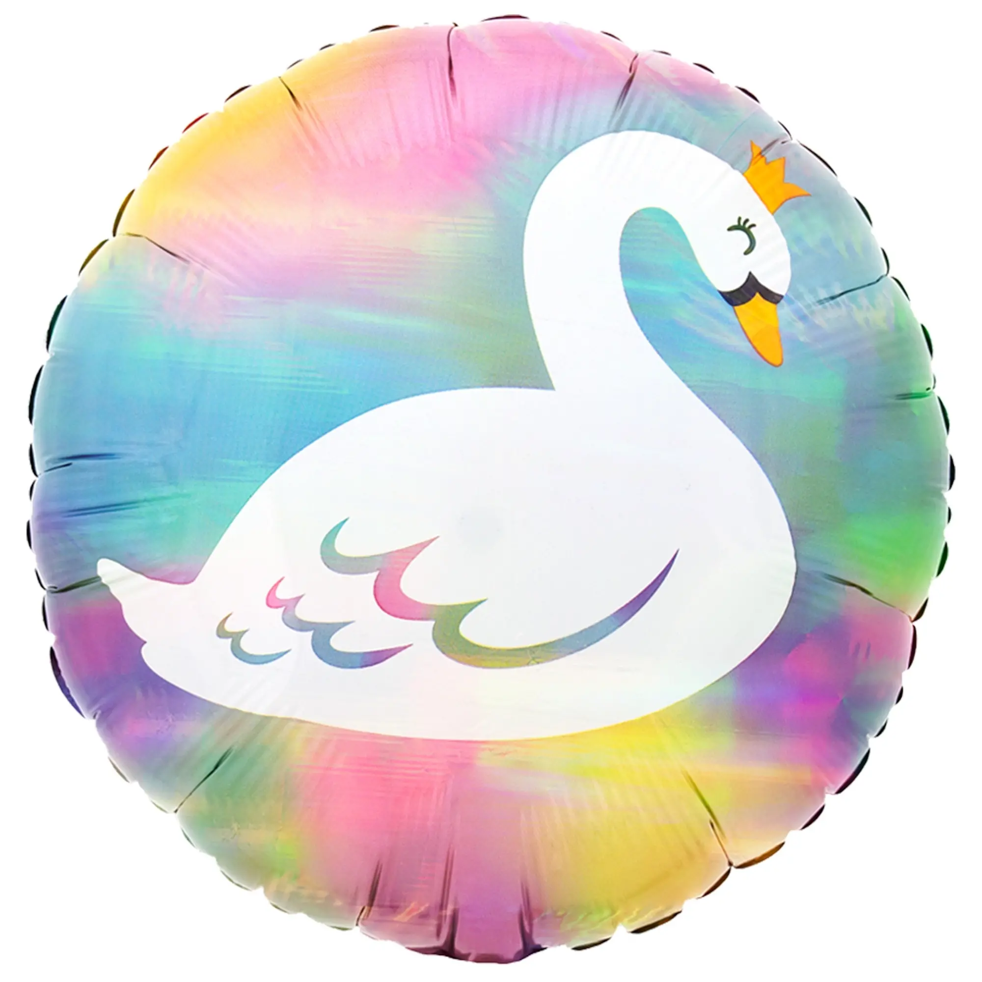 Schwan, Ballon, Luftballon, Tiermotiv, Kleebadge