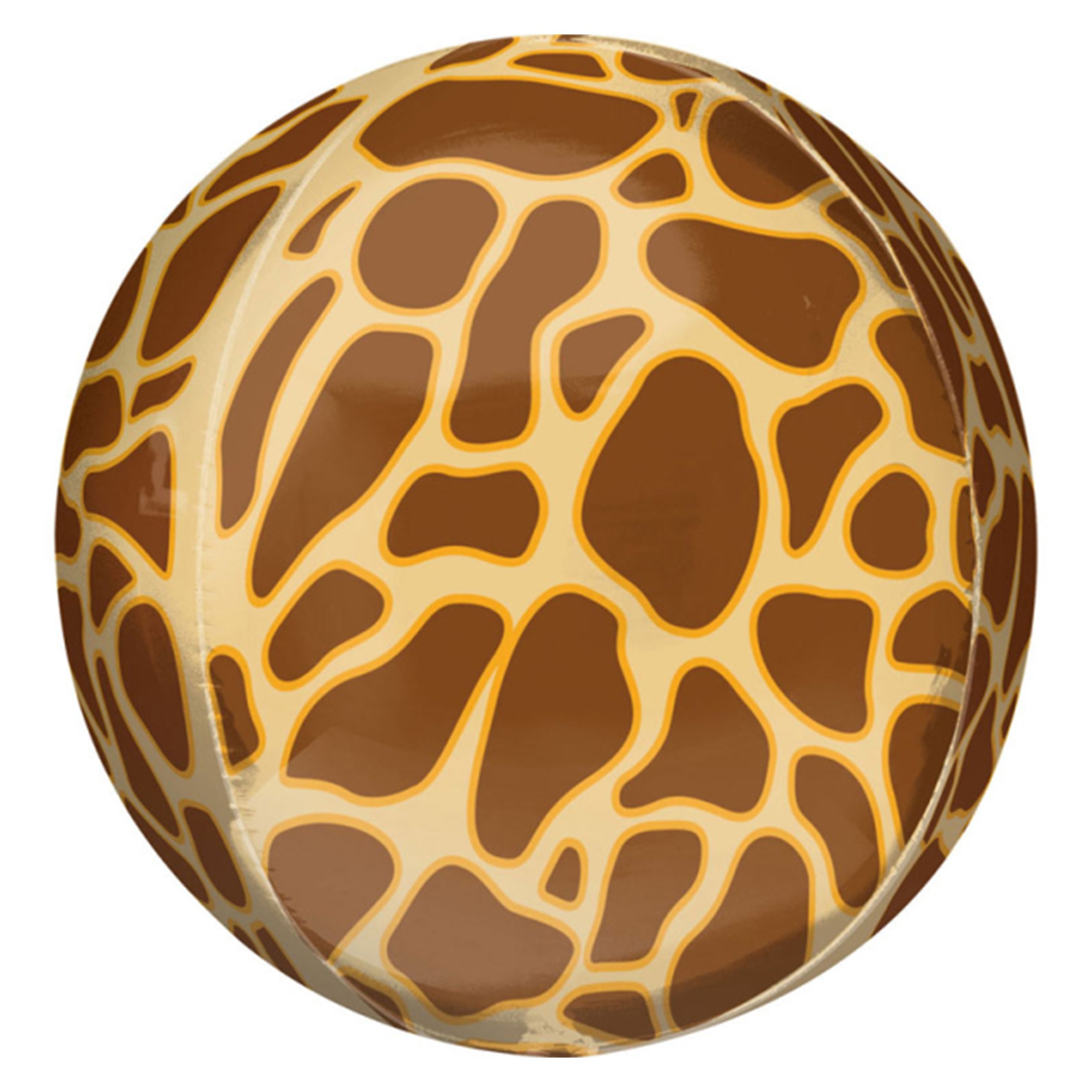 Folienballon Orbz Giraffen Print 40cm Folienballon Orbz Giraffen Print 40cm