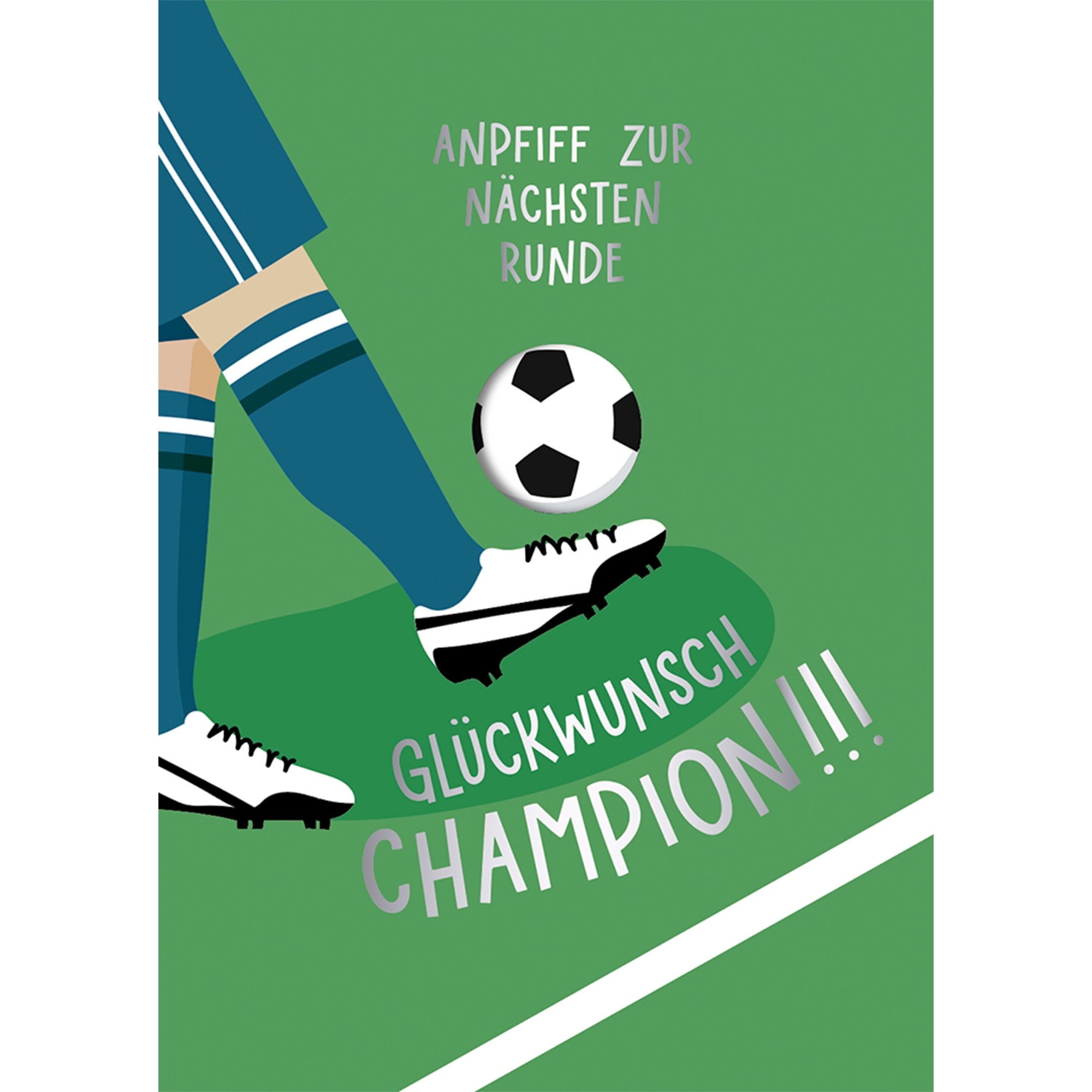 Musikkarte "Glückwunsch Champion!!!"