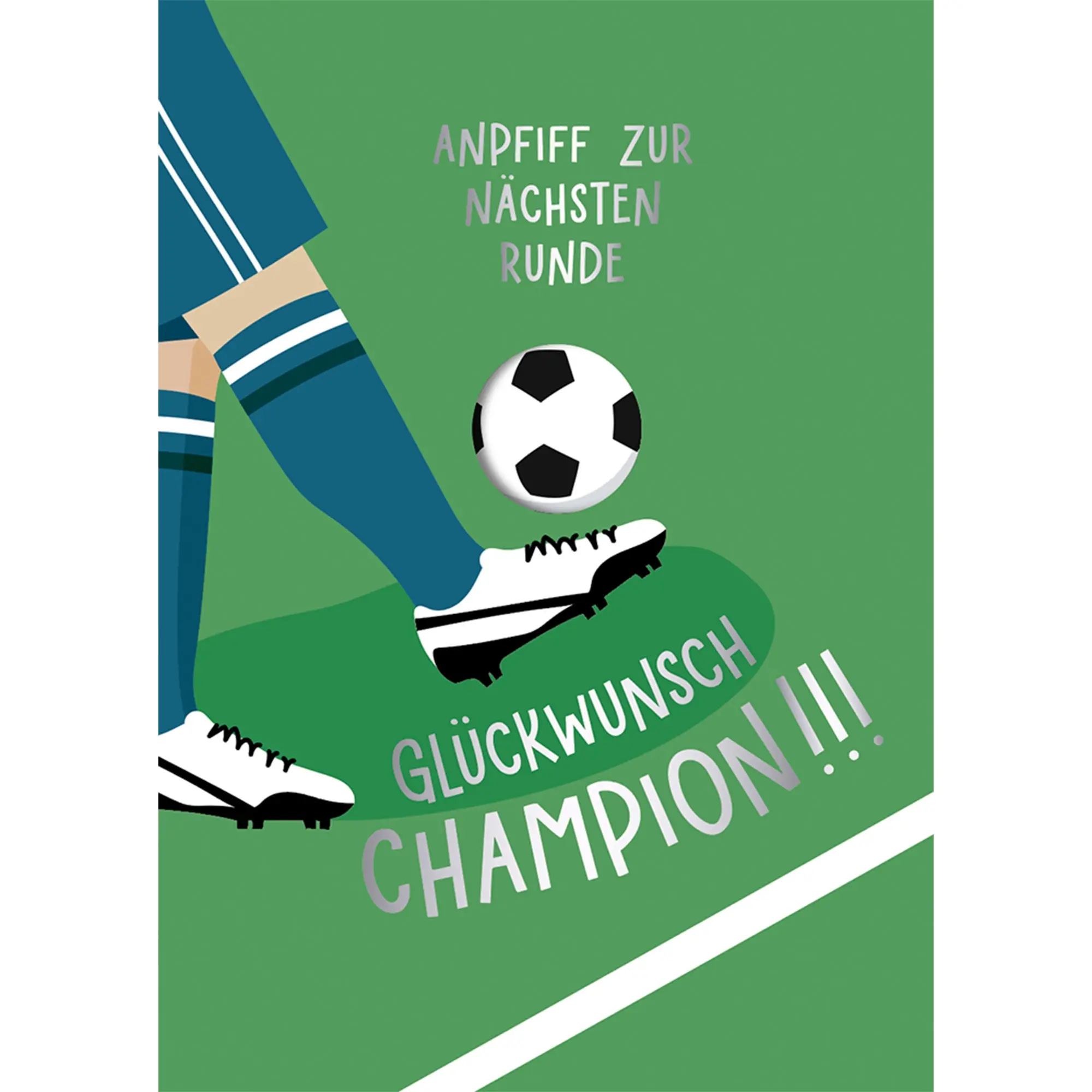 Musikkarte "Glückwunsch Champion!!!"