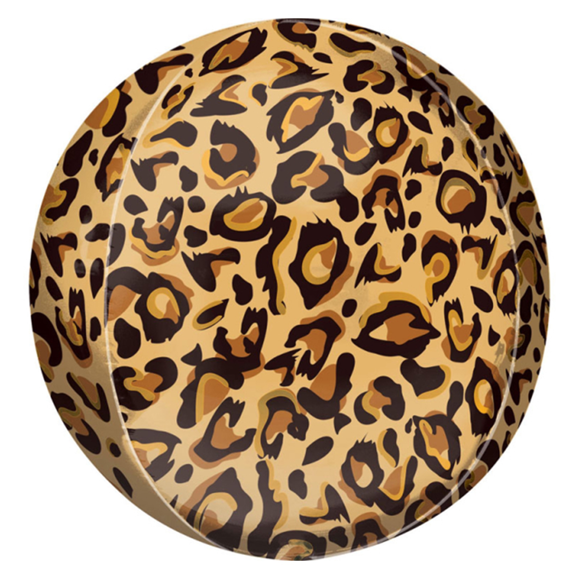 Folienballon Orbz Leopard Print 40cm Folienballon Orbz Leopard Print 40cm