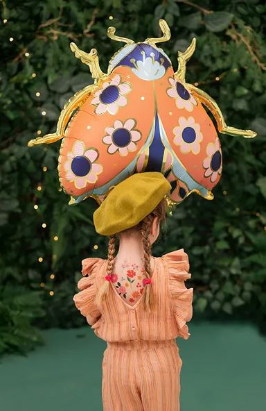 Folienballon Marienkäfer "Flower Power" 61 x 70 cm Folienballon Marienkäfer "Flower Power" 61 x 70 cm