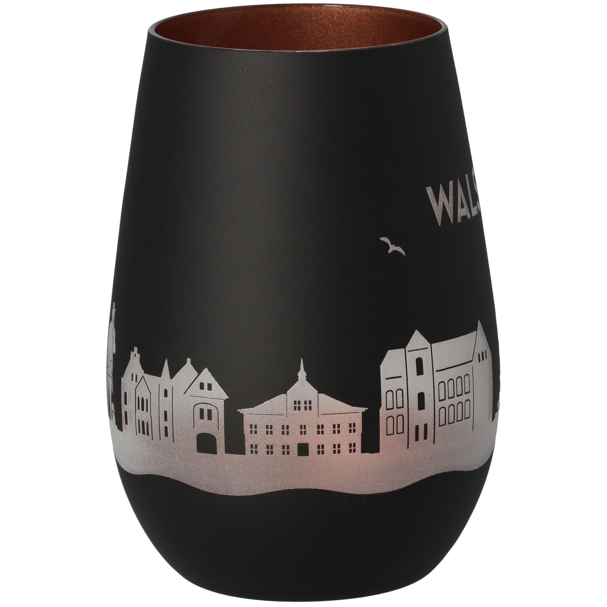 Windlicht Skyline Walsrode Schwarz/Bronze Töpferei, Krug, Vase