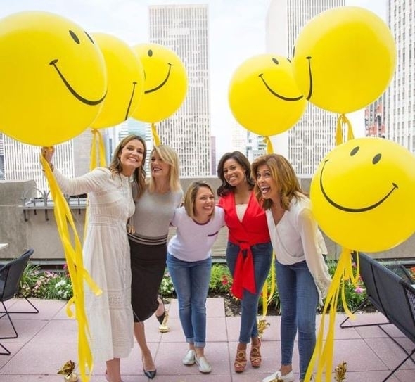 Qualatex Latexballon Gigant Smiley Ø 90cm