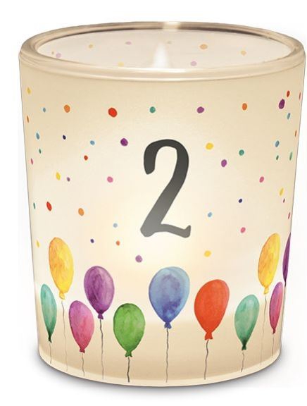 Teelichtglas "2" Teelichtglas "2"