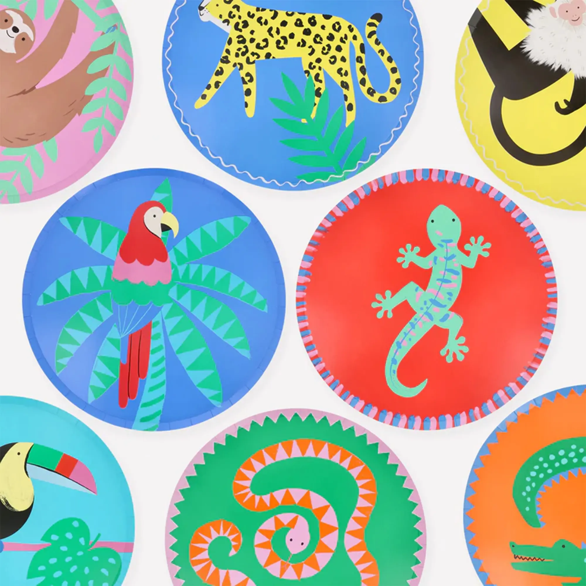 tellerrolle, deko-platten, tier-motiv, farbige-rosen, malerei-platte