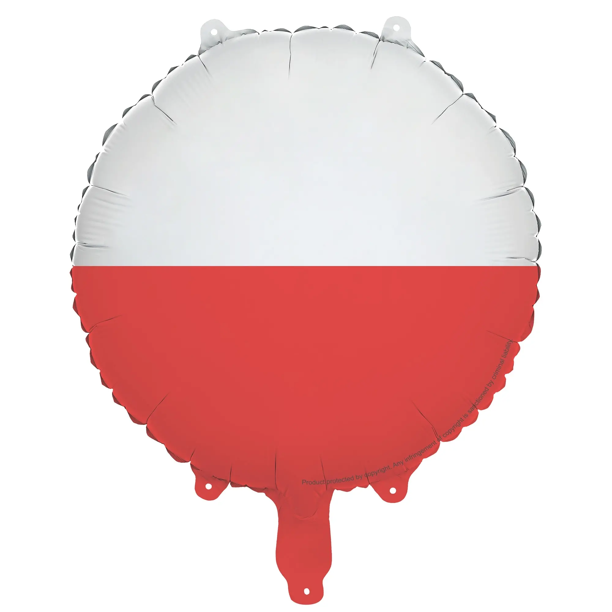 Ballon, Folienballon, Rot, Weiß, Patriotisch