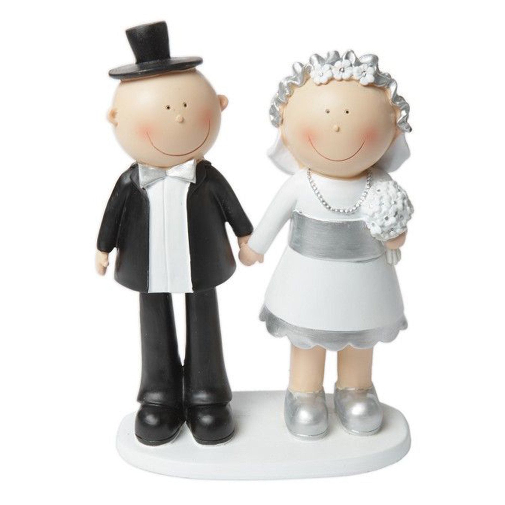 Figur "Hochzeitspaar Silberhochzeit" Figur "Hochzeitspaar Silberhochzeit"