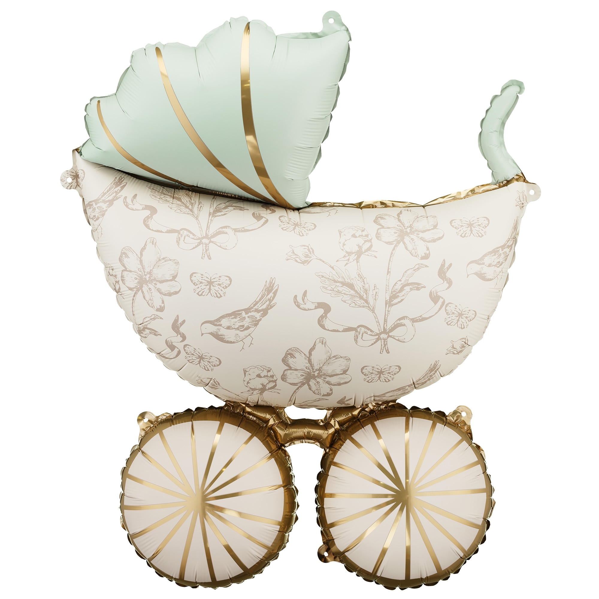 Folienballon "Kinderwagen" 59x74 cm Kunst, Porzellan, Töpferei, Schüssel