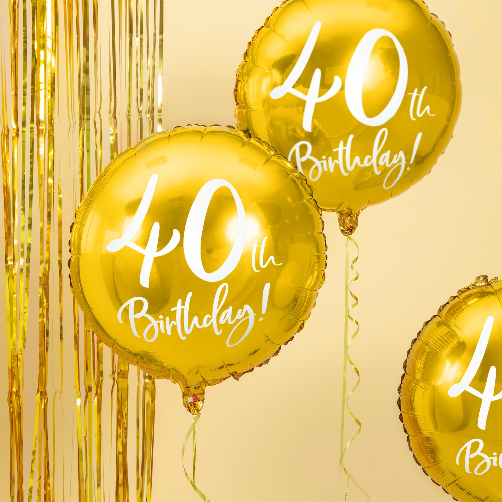 a9f1d027e7d5d6c528291c38aa8a68100c51e8d1 Folienballon "40th Birthday" 45cm