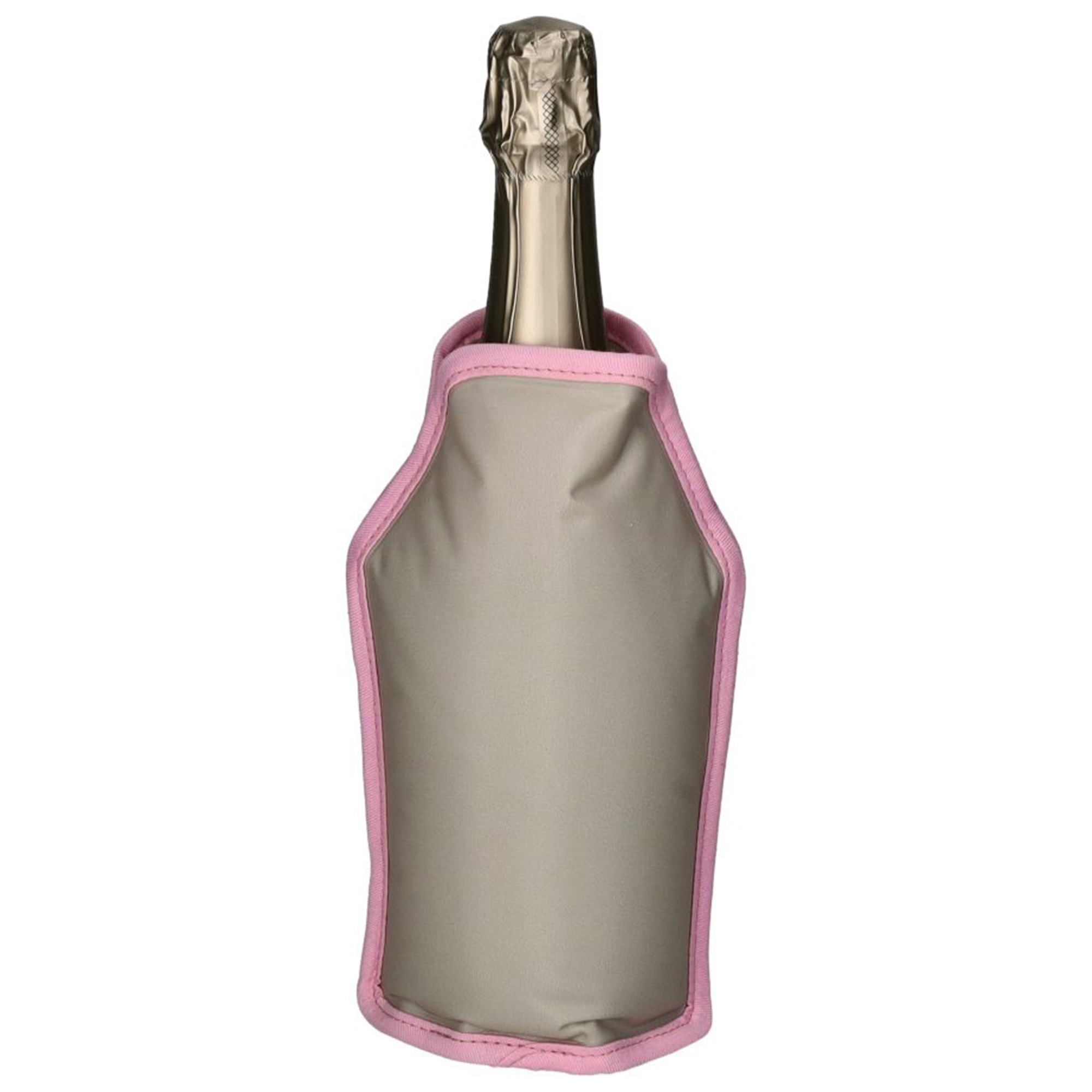 Kühlmanschette "Champagnerflasche" Flasche, Schnaps, Weinflasche, Handtasche, Bier