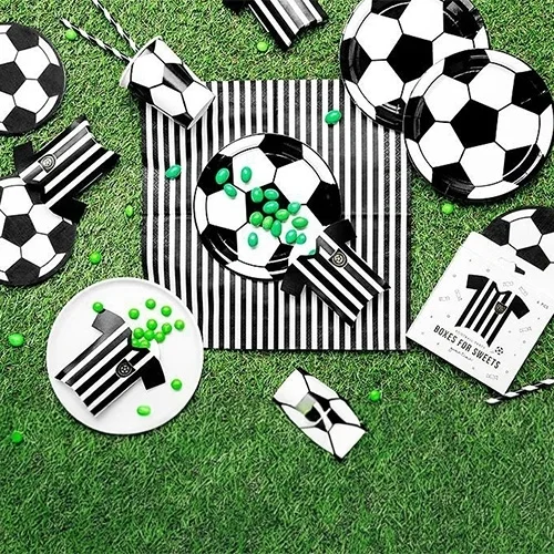 Fußball, Muster, Schwarz-Weiß, Aufbewahrung, Süßigkeiten