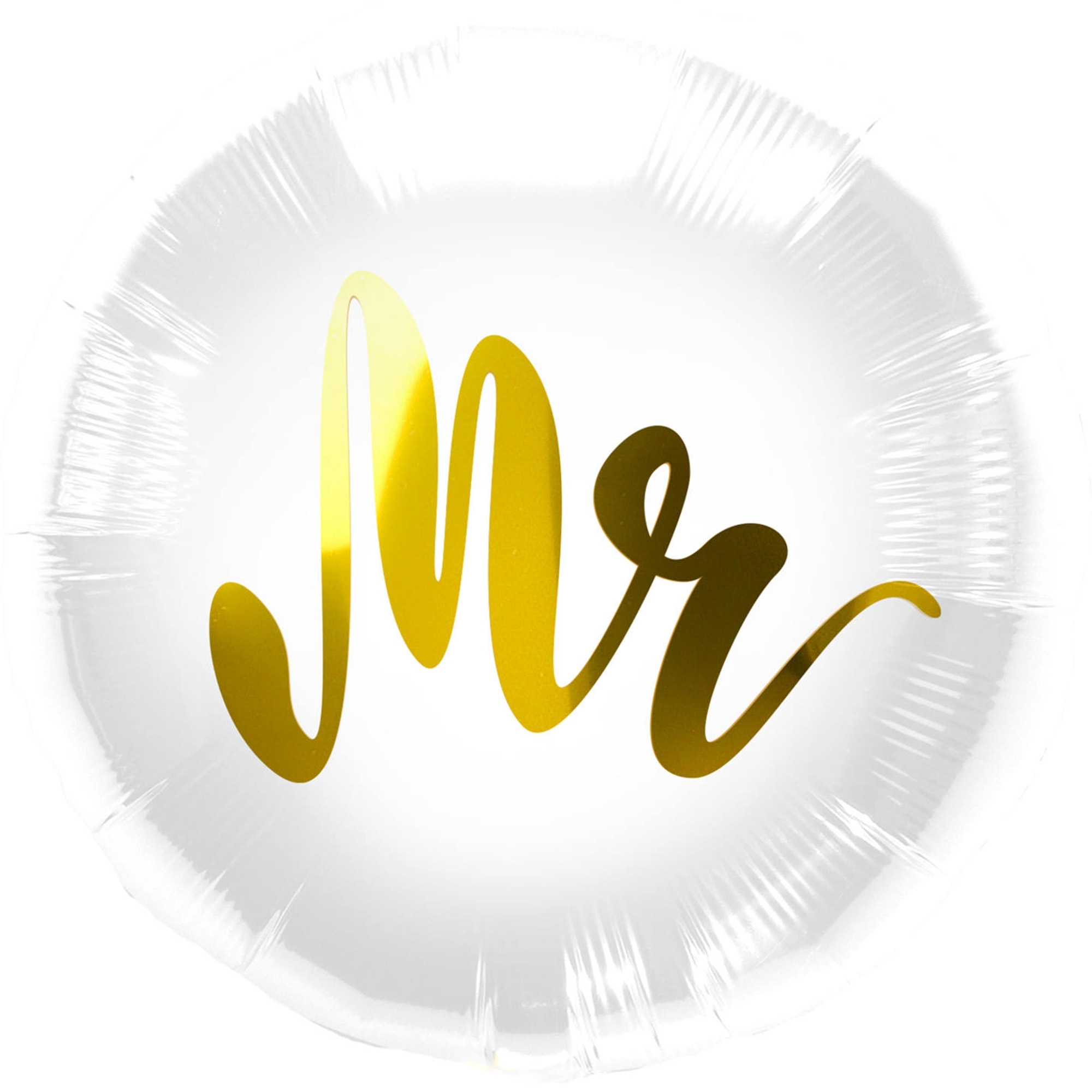 Folienballon "Mr" 45cm Logo