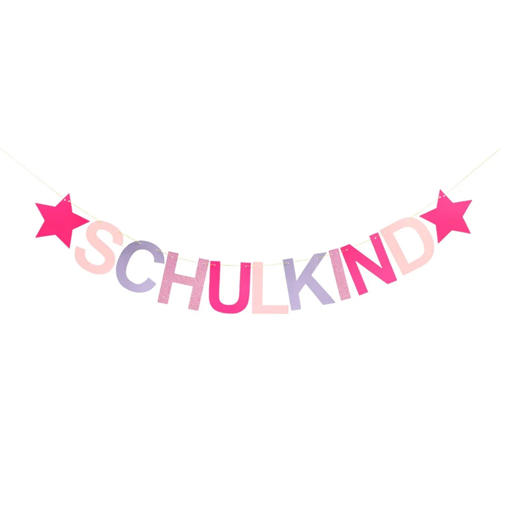 Girlande "Schulkind Girls" 3m
