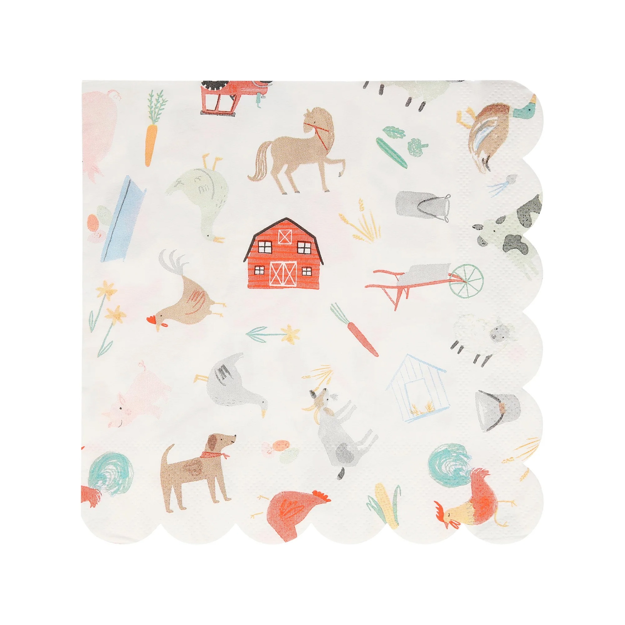 Meri Meri - 20 Servietten On the Farm Dekoration für Zuhause, Kunst, Malerei