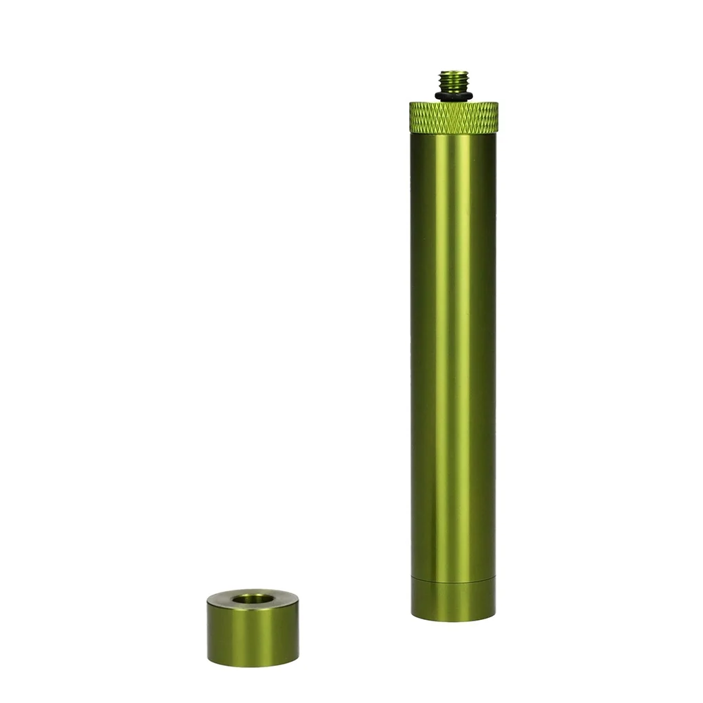 grüner Zylinder, Spindel/Bohrzylinder, Luftdichte Verschlusskappe, Metallisch, Halterungszubehör