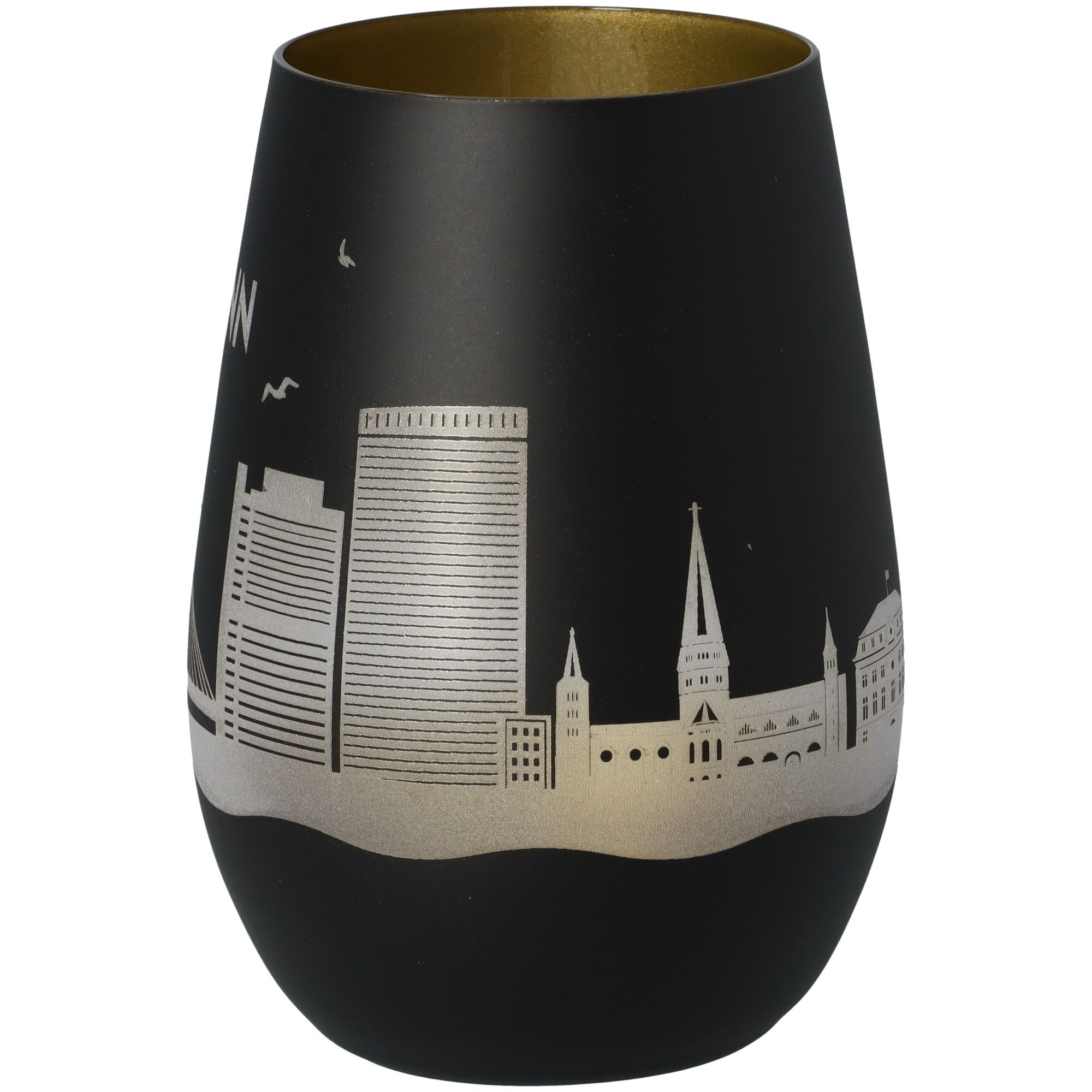 Windlicht Skyline Bonn Schwarz/Gold Windlicht Skyline Bonn Schwarz/Gold