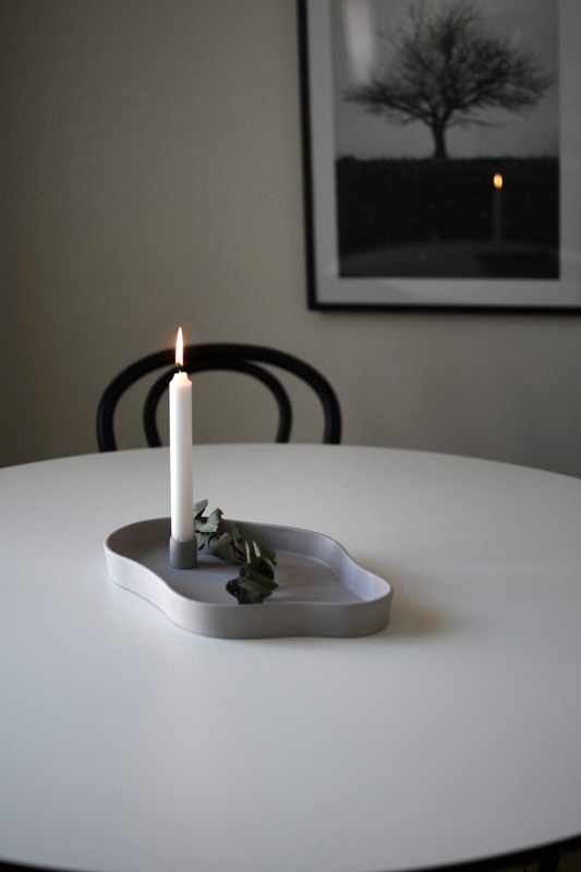 Storefactory - Vänern hellgraue Kerzenplatte Storefactory - Vänern hellgraue Kerzenplatte