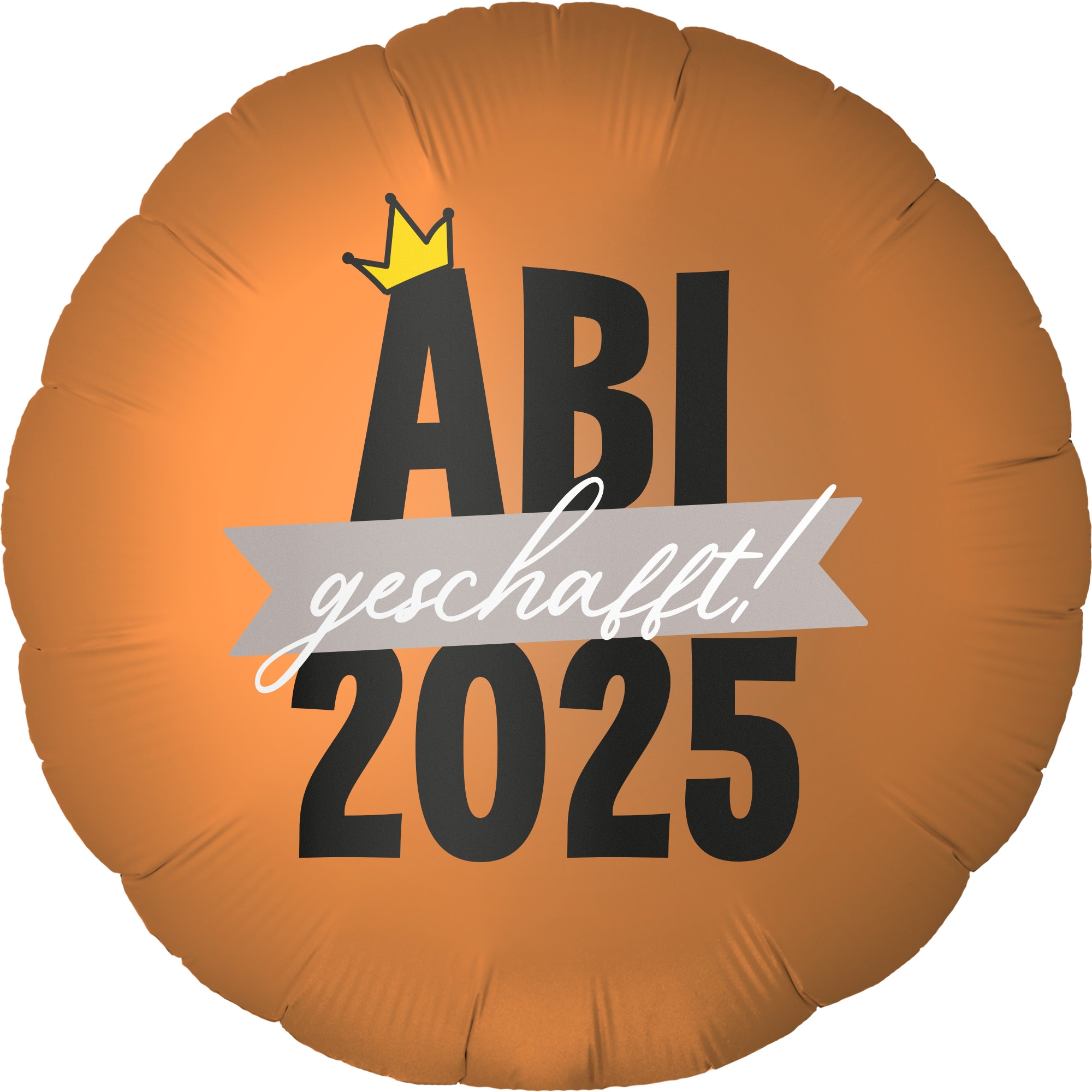 Folienballon Rund "ABI 2025 geschafft" 45cm Folienballon Rund "ABI 2025 geschafft" 45cm