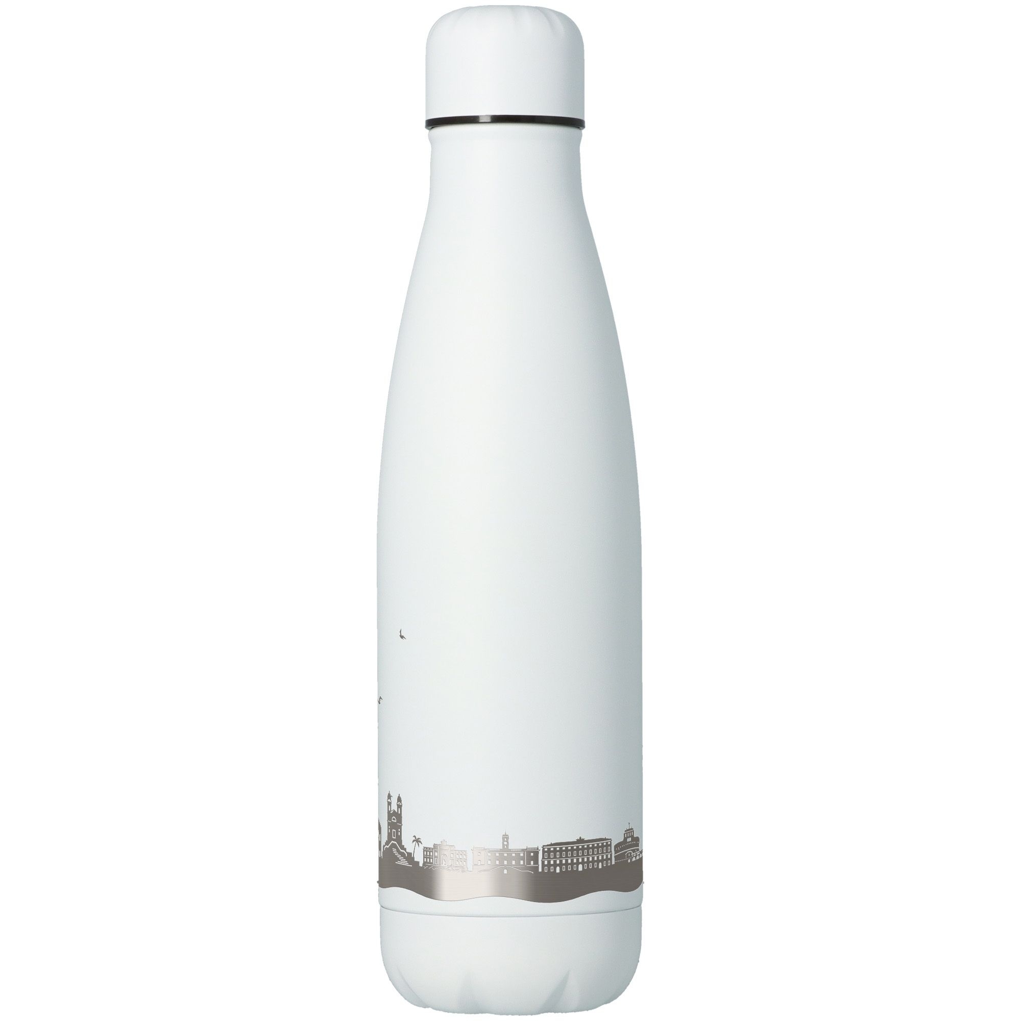 Trinkflasche Skyline Rom Weiß 500ml Flasche, Wasserflasche