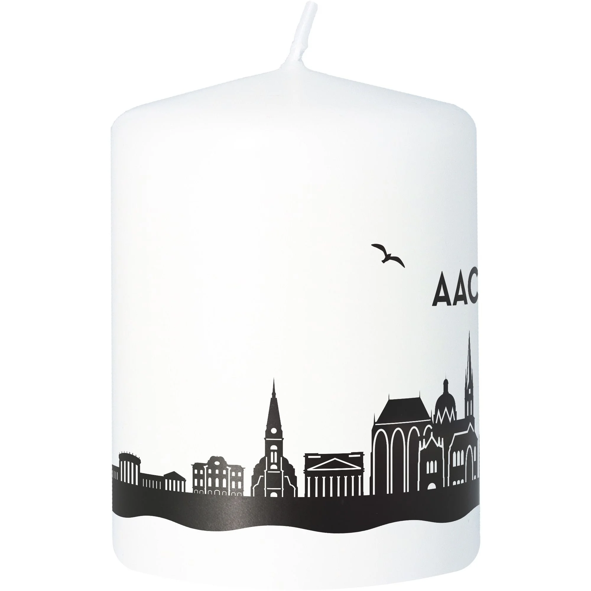 Kerzen, Votivkerze, Weiß, Stadt Silhouette, Küstenmotiv
