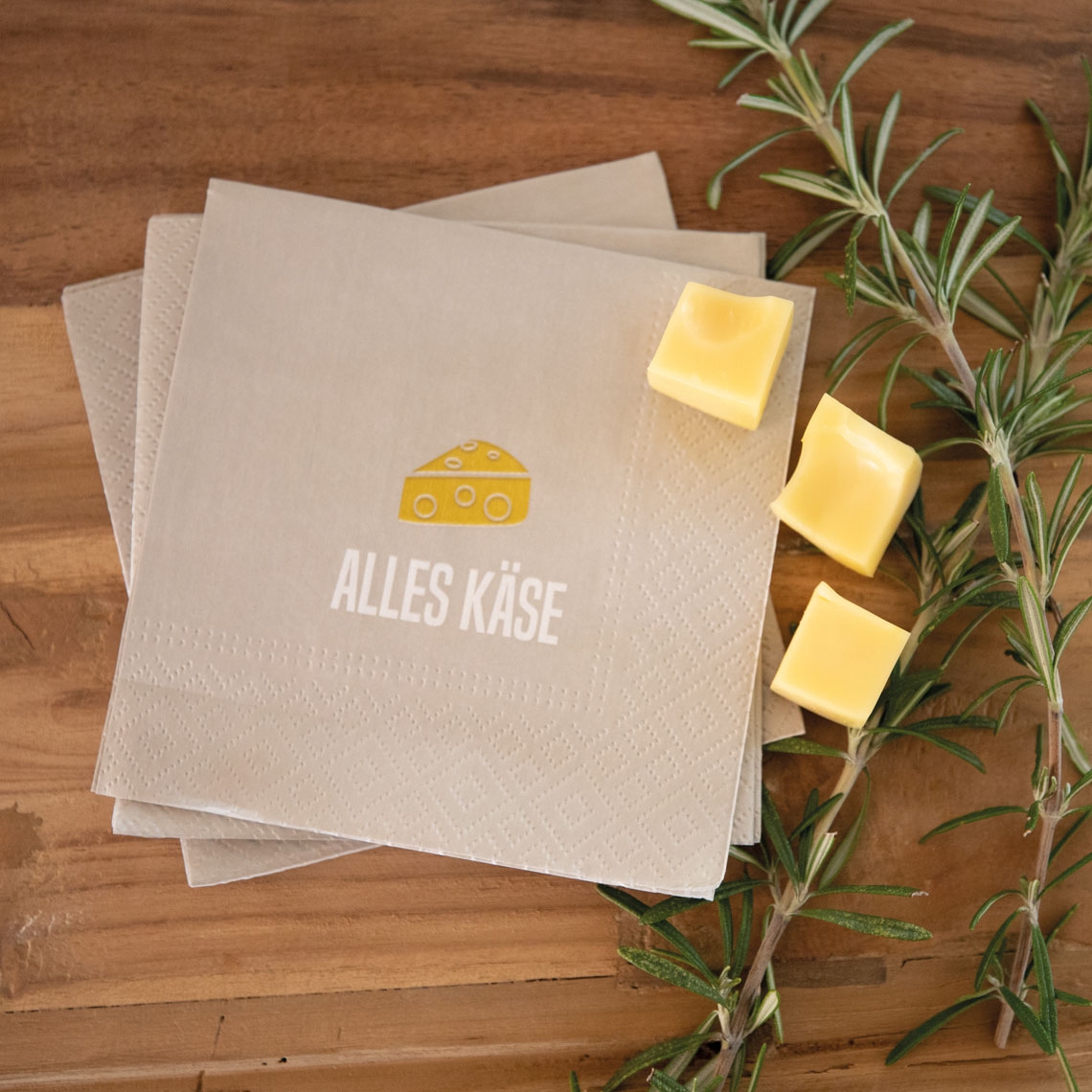 Räder Design - 20 Cocktailservietten "Alles Käse" Räder Design - 20 Cocktailservietten "Alles Käse"