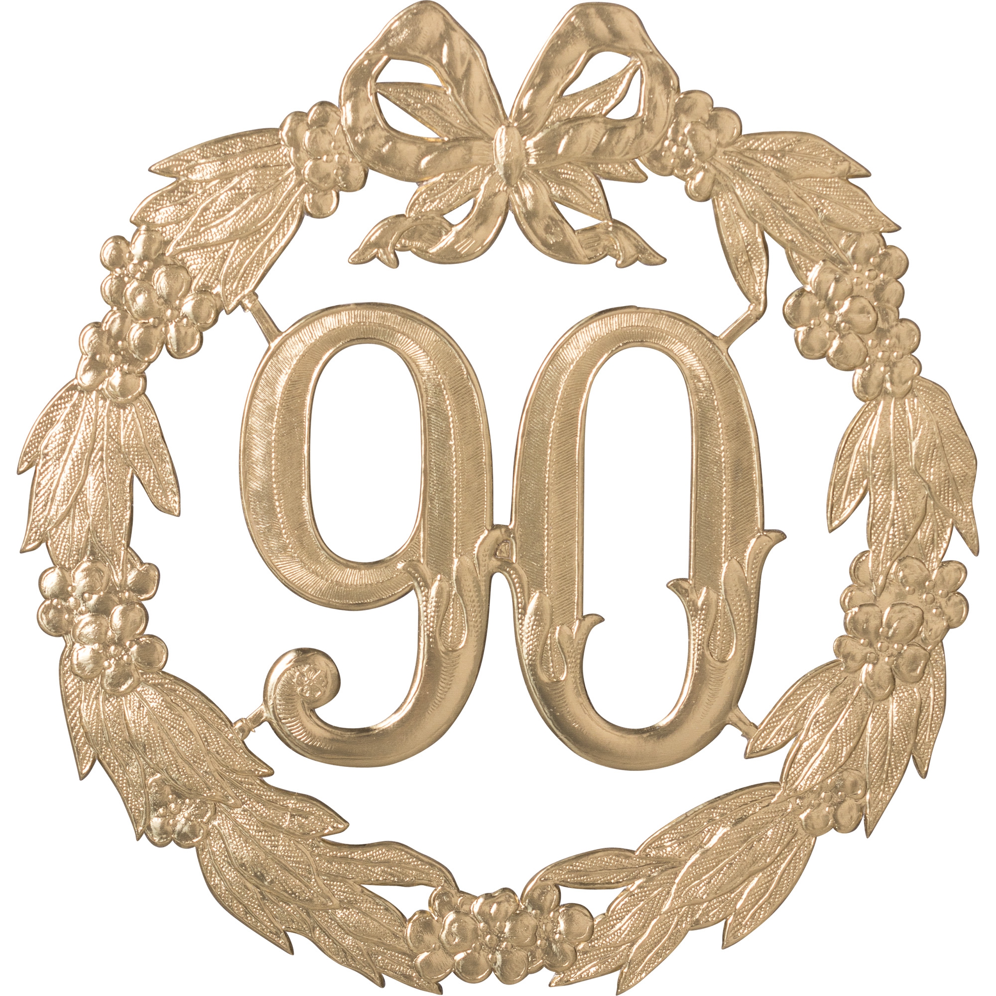 Jubiläumszahl Gold "90"